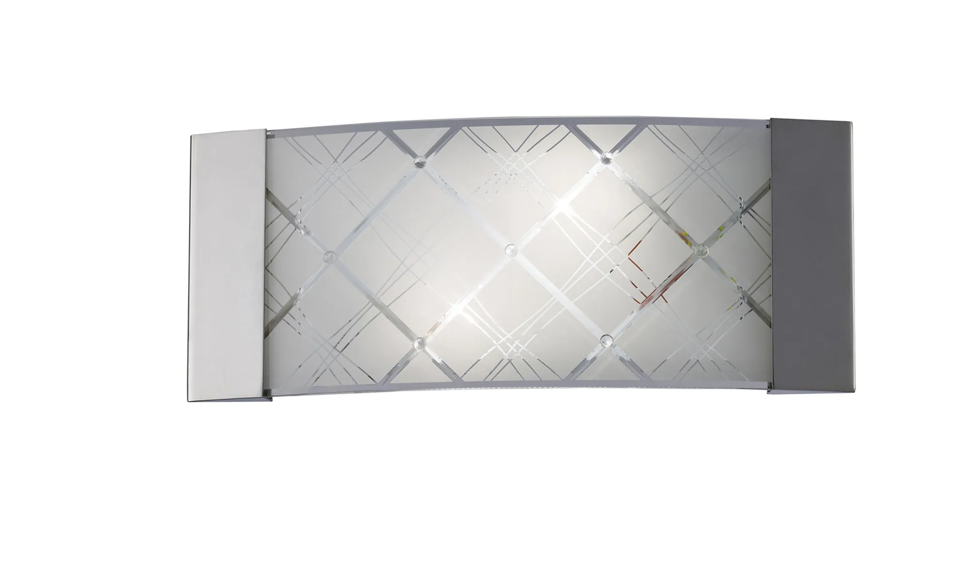 IL31280  Aries Glass Wall Lamp 2 Light